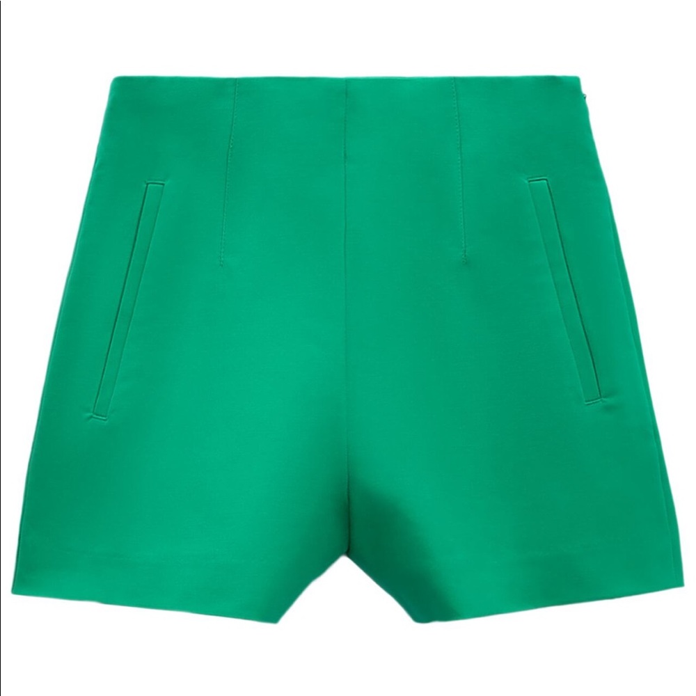 Zara High Waisted Tailored Shorts